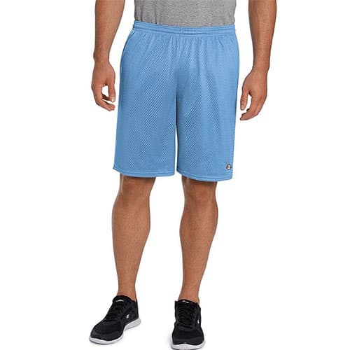 Mens Champion Pocket Mesh Active Shorts