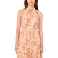 Womens MSK Sleeveless Ditsy Floral Challis Midi Dress - image 4