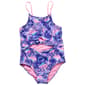 Girls (7-16) Pink Platinum(R) Butterfly Ombre Cutout 1pc. Swimsuit - image 1
