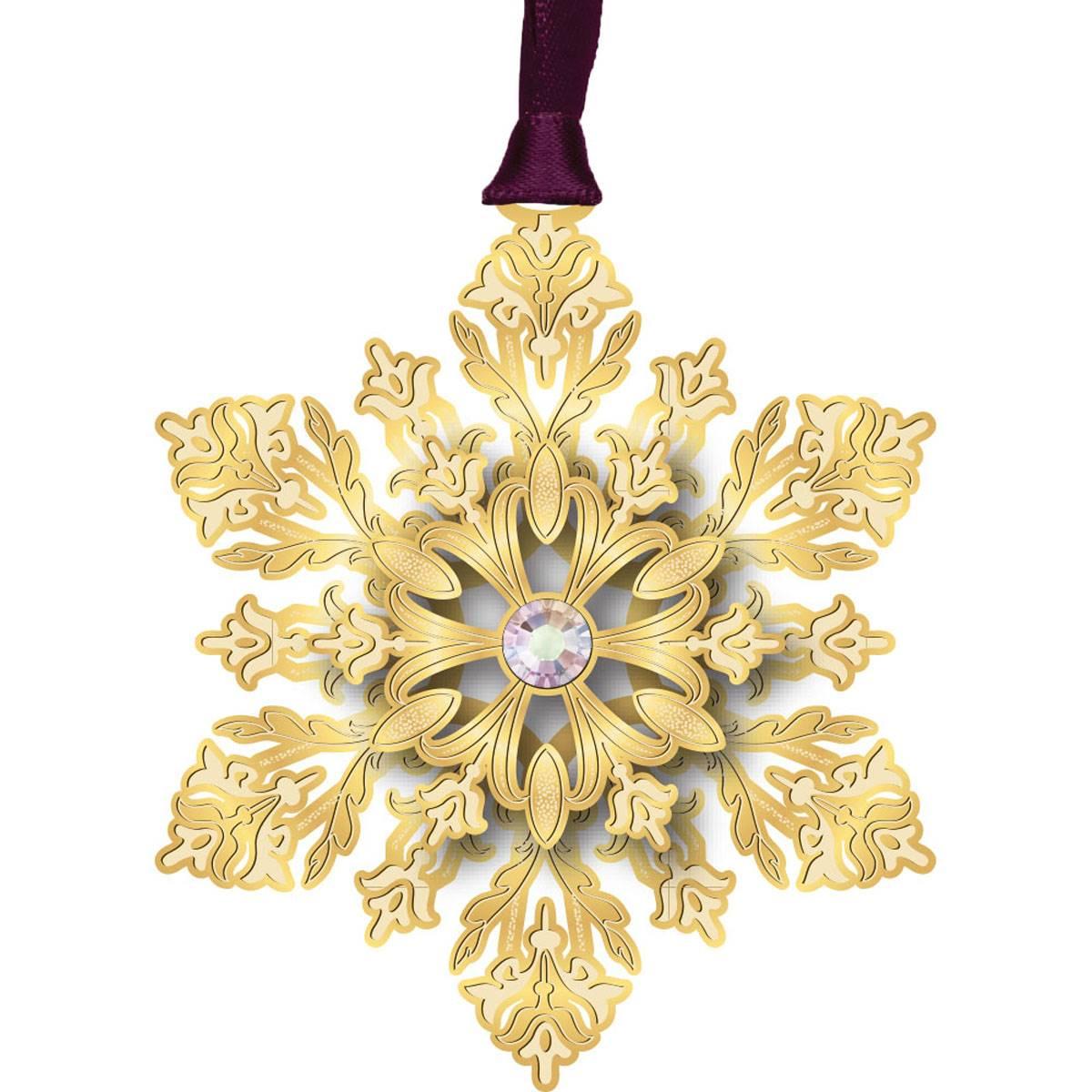 Beacon Design Glistening Snowflake Ornament