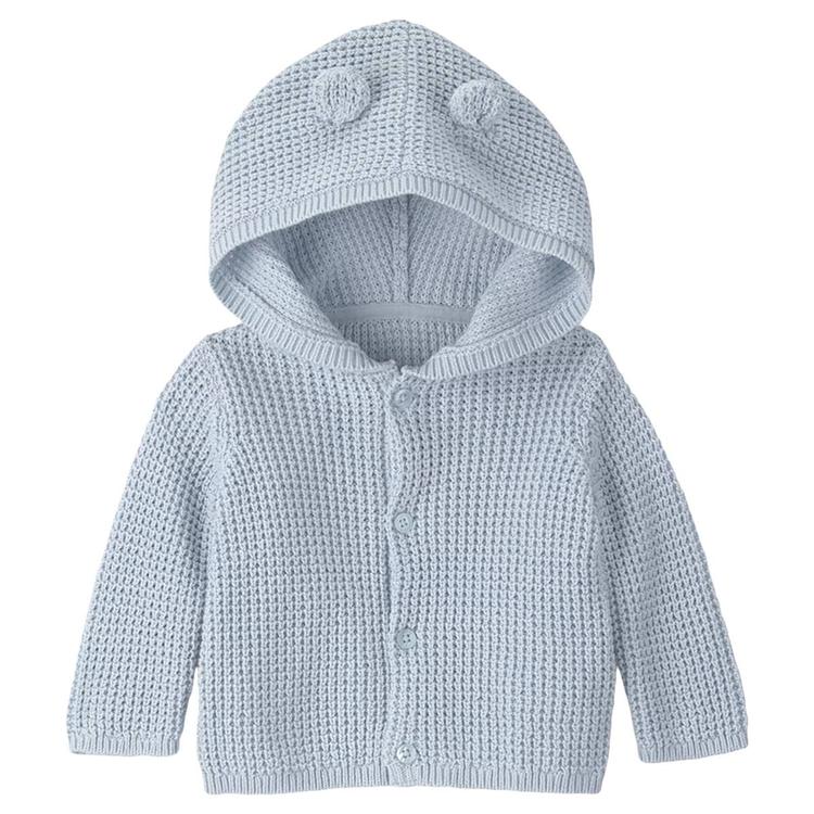 Baby Unisex (NB-12M) Carter’s® Solid Cardigan with Ear Hood