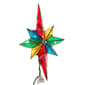 Kurt Adler Multicolor Capiz Bethlehem Star Treetop w/ Gem Center - image 2