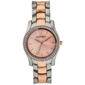Womens Ellen Tracy Two-Tone Rose Crystal Watch - ET5433TTR - image 1