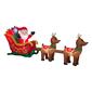National Tree Airblown&#40;R&#41; 12ft. Santa & Sleigh with Reindeer - image 1