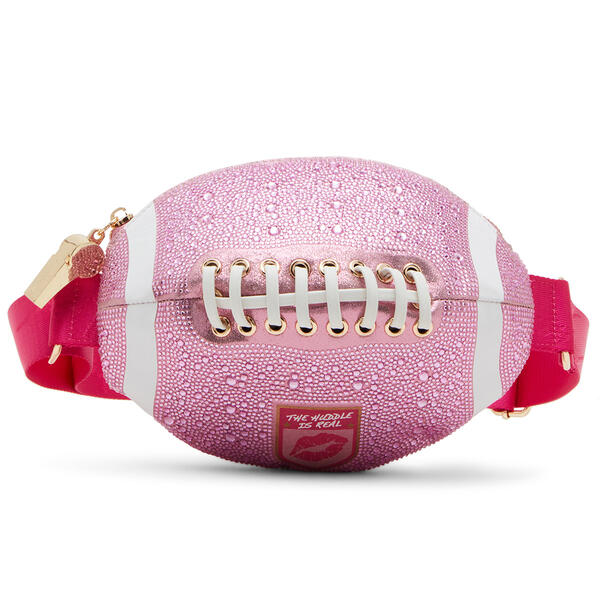 Betsey Johnson Tackle Me Rhinestone Sling - image 