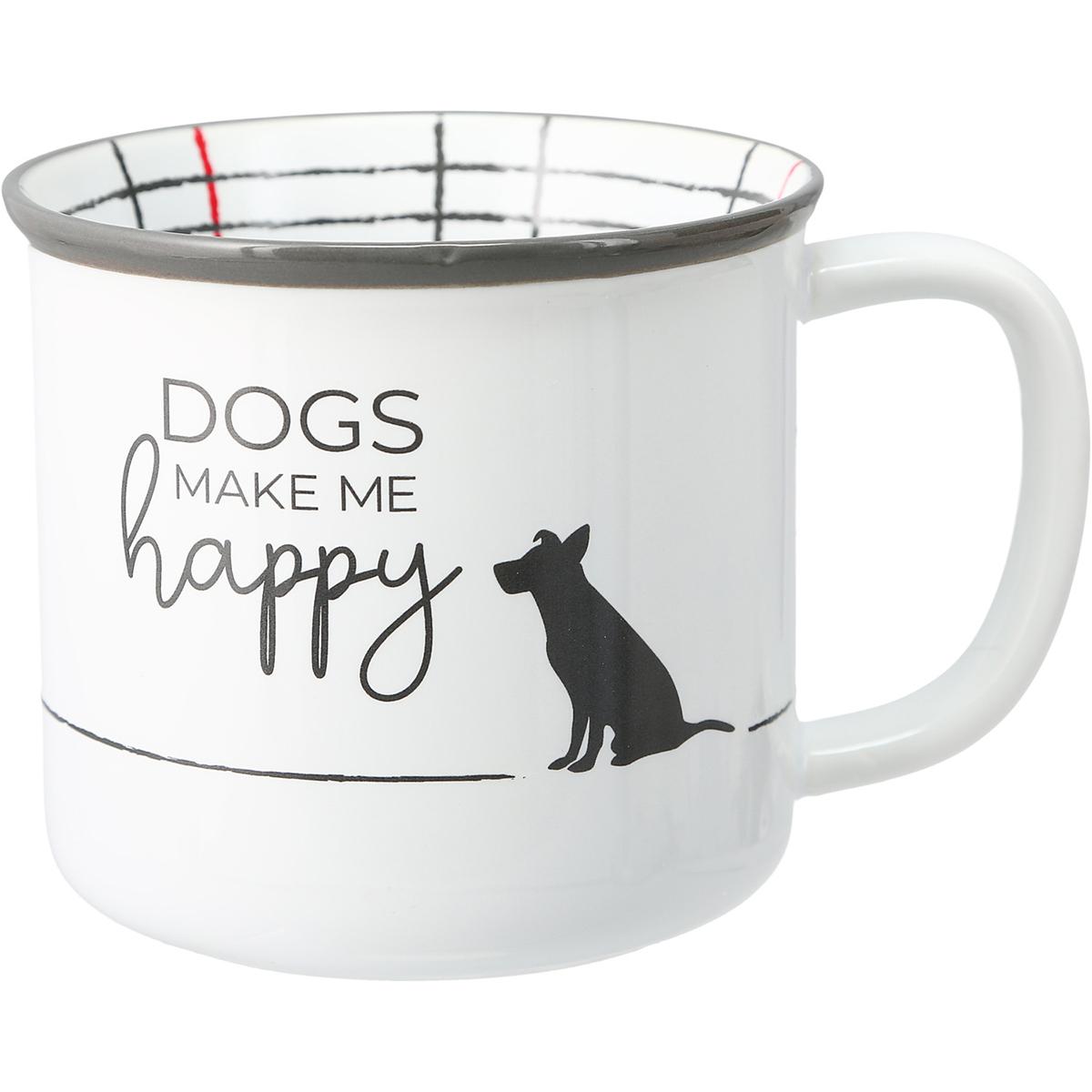 Pavilion Furever Pawsome 18oz. Dogs Make Me Happy Mug