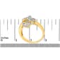 Haus of Brilliance 18kt. Gold Plated 1/2ctw. Diamond Leaf Ring - image 6