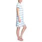 Womens Hanes&#174; Polo Cool Stripe Nightshirt - image 2