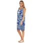 Womens Harper 241 Sleeveless Ikat Hem Border Floral Shift Dress - image 4