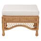 bali & pari Brooklyn Bohemian Honey Rattan Ottoman Stool - image 3