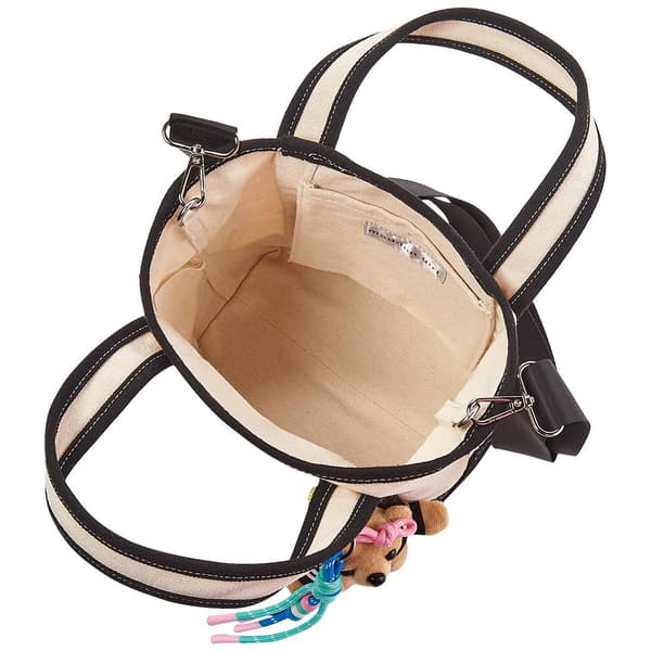 Madden Girl Canvas Mini Tote with Charms