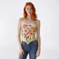 Juniors Madden Girl Floral Hanky Tie Back Bandeau Top - image 1