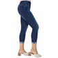 Petite Royalty Basic Two Button Roll Cuff Ankle Jeans - image 2