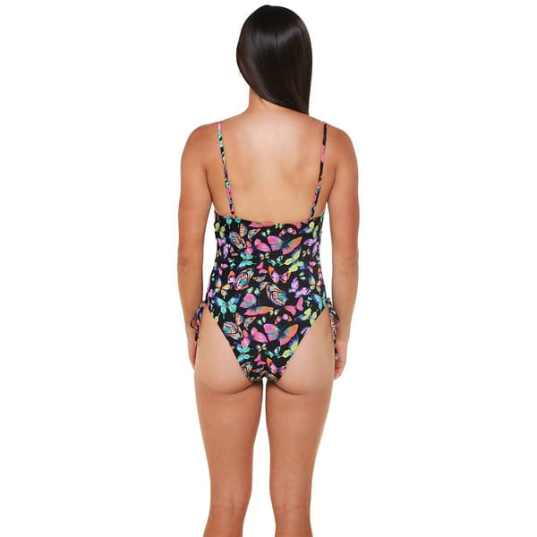 Juniors Betsey Johnson Butterfly One Piece Swimsuit