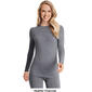 Womens Cuddl Duds&#174; Softwear w/Stretch Long Sleeve Thermal Top - image 3