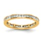 Endless Affection(tm) Yellow Gold Princess Cut Eternity Band - image 1