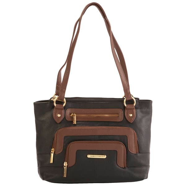 Stone Mountain Montauk East/West Color Block Tote - image 