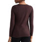 Womens Jones New York Long Sleeve Seamless Knit Tee - image 2
