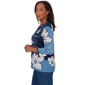 Womens Alfred Dunner Good To Go Floral Patch Sweater - image 4