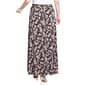 Womens NY Collection Pull On Front Twist Floral Maxi Skirt - image 2