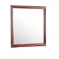 Passion Furniture Classic Square Wood Dresser Mirror - 38x38 - image 2