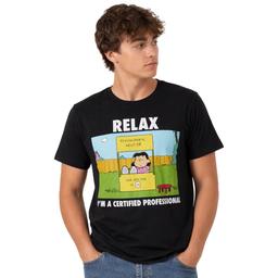 Young Mens Peanuts(tm) Relax Graphic Tee