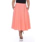 Plus Size White Mark Tasmin Flare Midi Skirt - image 6