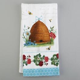 Blossom and Bees Hive Dual Kitchen Towel