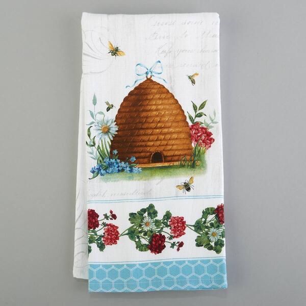 Blossom and Bees Hive Dual Kitchen Towel - image 