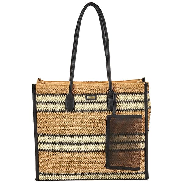 Caribbean Joe Crochet Shoulder Tote - image 
