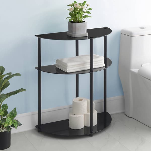 Convenience Concepts Designs2Go 3 Tier Half-Circle Hall Table