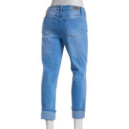 Petite Bleu Denim Roll Cuff Denim Jeans