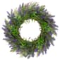Northlight Seasonal Artificial Lavender & Foliage Floral Wreath - image 1