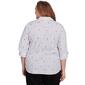 Plus Size Alfred Dunner Wild At Heart Striped Heart Button Down - image 2