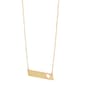 Gold Classics™ 14kt. Yellow Gold Cut-Out Bar Cable Chain Necklace - image 2