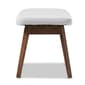 Baxton Studio Vera Upholstered Ottoman - image 3