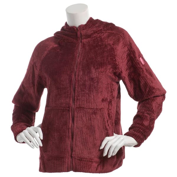 Womens Spyder Outdoor Velour Fleece Full Zip Hoodie - image 