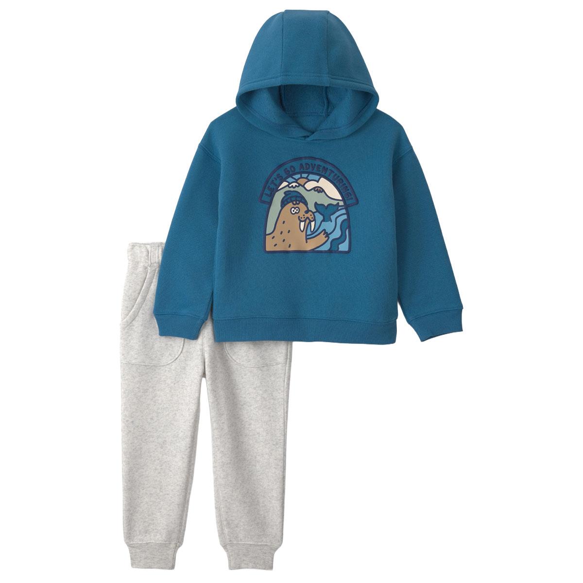 Toddler Boy Carter''s(R) 2pc. Walrus Adventuring Hoodie & Pants Set