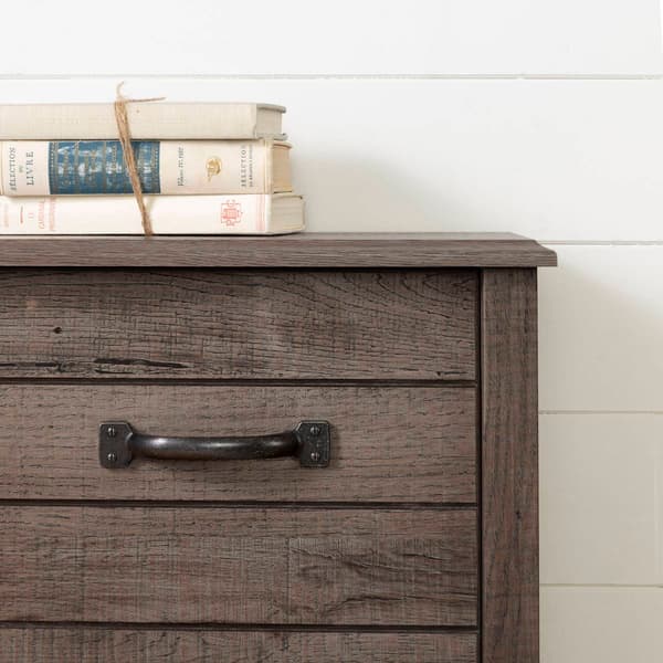 South Shore Asten Bookcase Headboard with Doors
