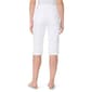 Petite Gloria Vanderbilt Dalia Seamed Solid Capris with Split Hem - image 2