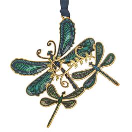 Beacon Design Breezy Dragonfly Collage Ornament