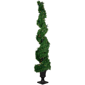Northlight 5.5ft. Real Touch™ Pre-Lit Cedar Spiral Topiary Tree - image 5