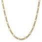 Mens Gold Classics&#8482; 5.75mm. 14k Semi Solid Figaro Chain Bracelet - image 2