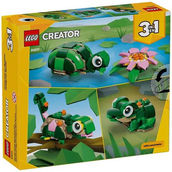 LEGO® Creator 3-in-1 Turtle with Water Lily Building Kit