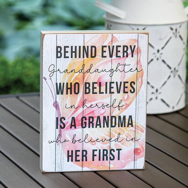Behind Every Granddaughter Butterfly - image 