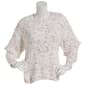 Petite Architect&#174; Long Sleeve Crew Neck Confetti Chenille Sweater - image 2
