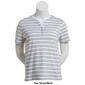 Petite Hasting & Smith Short Sleeve Stripe Henley Tee - image 5