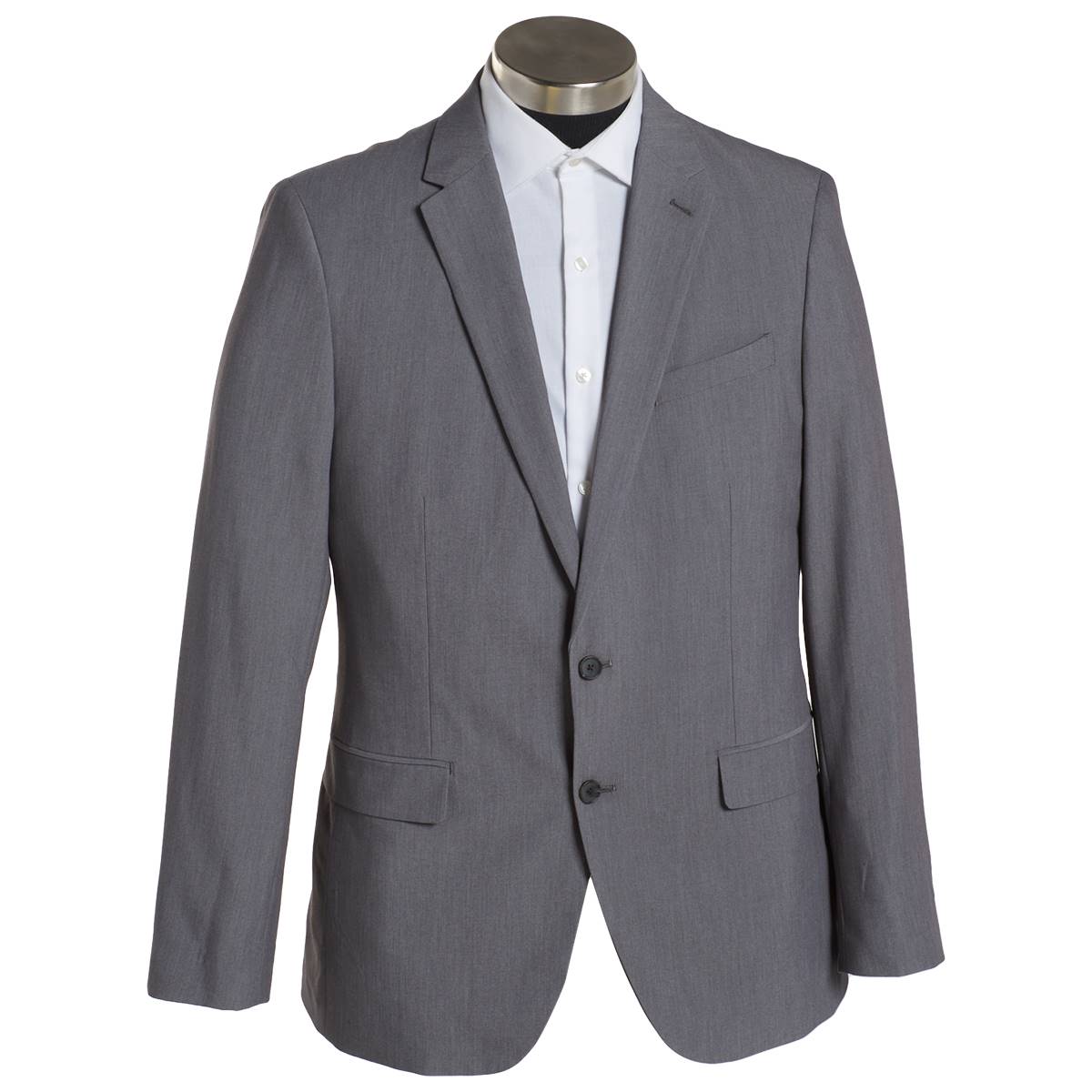 Mens Perry Ellis Skinny Suit Jacket - Grey