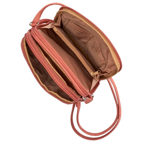 MultiSac N/S Zip Around Crossbody - Terracota
