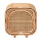 bali & pari Keita Bohemian Natural Rattan Nightstand - image 3